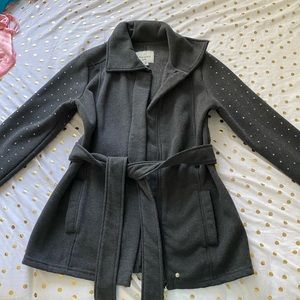 Dark gray coat